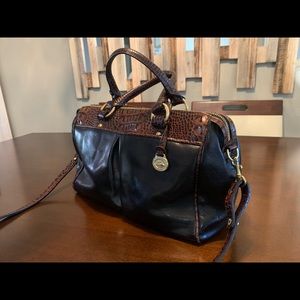 BRAHMIN CLASSIC TUSCAN HANDBAG SATCHEL - EUC